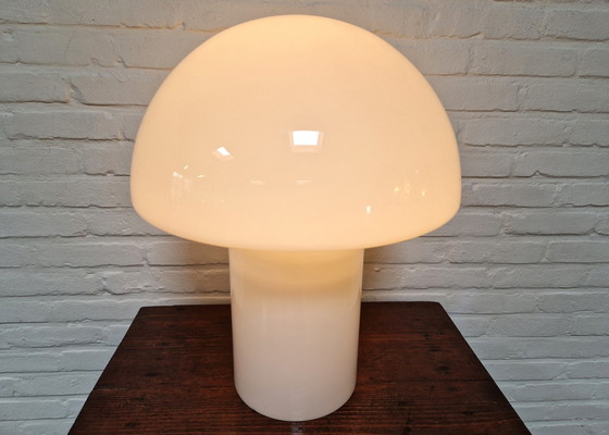 Image 1 of Peill & Putzler 'Lido' Glass Space Age Mushroom Lamp