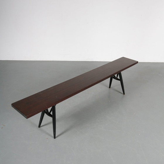 Image 1 of Ilmari Tapiovaara "Pirkka" Bench for Laukaan Puu, Finland 1950s