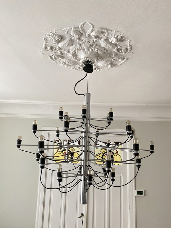 Image 1 of Vintage Flos 2097/30 Gino Sarfatti chandelier