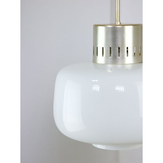 Image 1 of Mid-century opaline pendant lamp