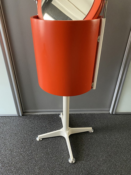 Vintage orange dressing table