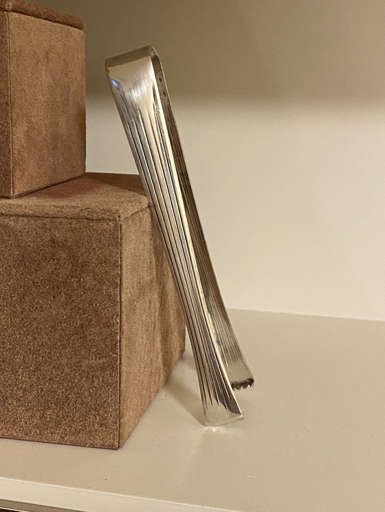 Image 1 of Pinze per cubetti di ghiaccio placcate in argento
