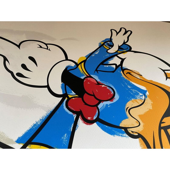 Image 1 of Vintage painting "Donald Fuck" by Fidia Falaschetti, 2018