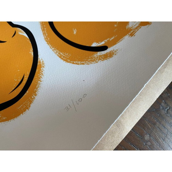 Image 1 of Vintage painting "Donald Fuck" by Fidia Falaschetti, 2018