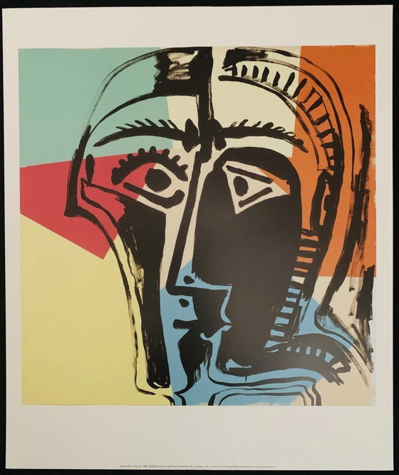 Image 1 of Andy Warhol ---Head Of Picasso From 1985