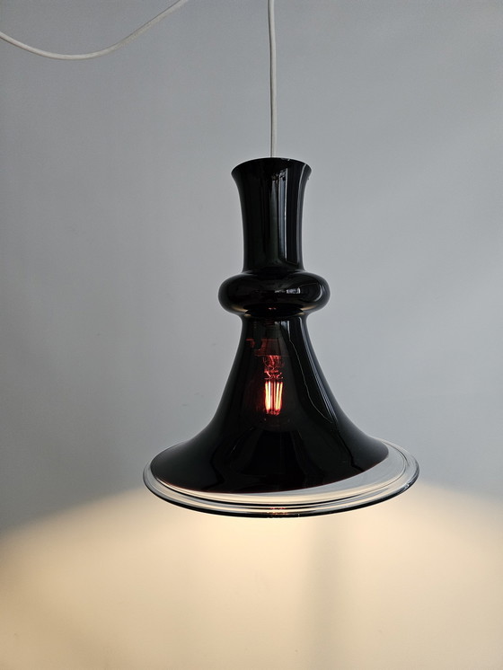 Image 1 of Holmegaard Danish Design Glass Pendant Lamp Michael Bang