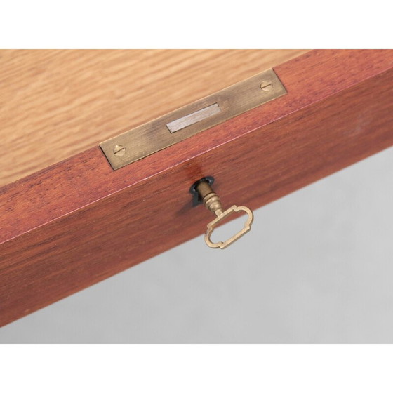 Image 1 of Vintage teak desk with 2 flaps
