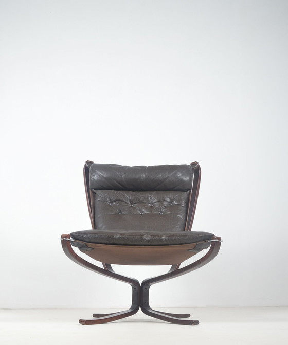 Image 1 of Falcon Chair Designed By Sigurd Ressell For Vatne Möbel, 1970s