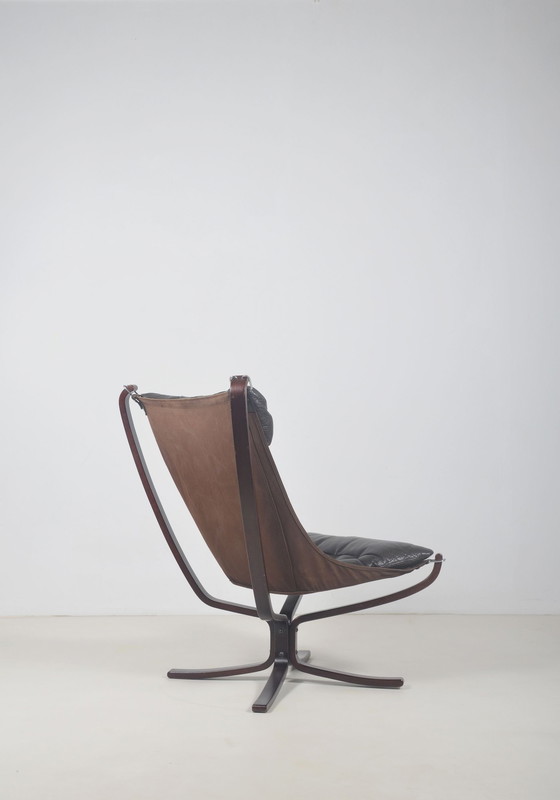 Image 1 of Falcon Chair Designed By Sigurd Ressell For Vatne Möbel, 1970s