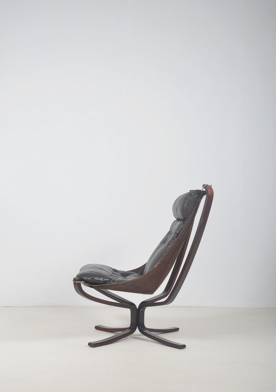 Image 1 of Falcon Chair Designed By Sigurd Ressell For Vatne Möbel, 1970s