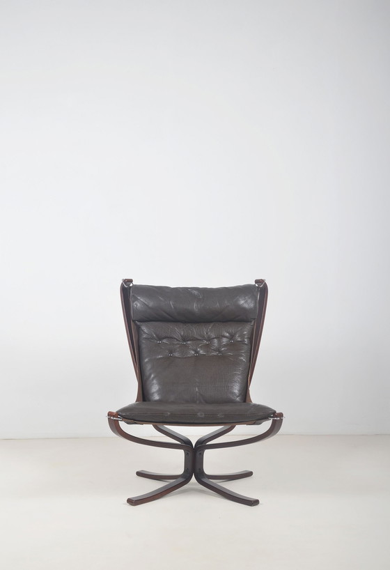 Image 1 of Falcon Chair Designed By Sigurd Ressell For Vatne Möbel, 1970s