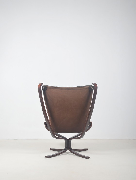 Image 1 of Falcon Chair Designed By Sigurd Ressell For Vatne Möbel, 1970s