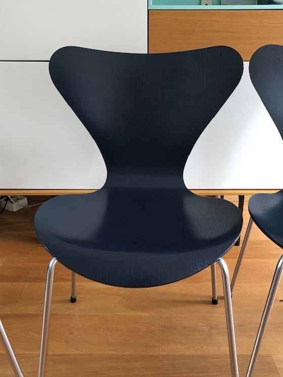 Image 1 of 4x Fritz Hansen chairs