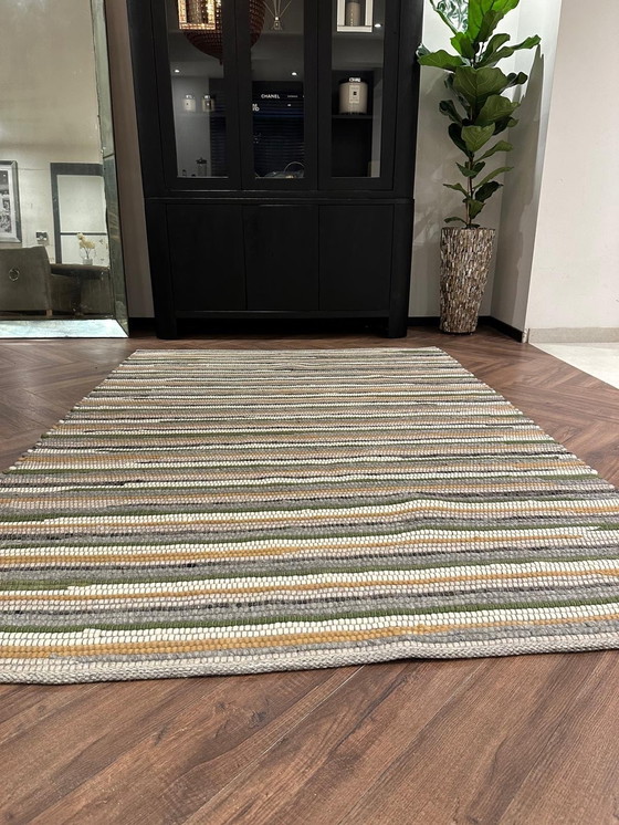 Image 1 of Alfombra Veer Carpets 435 Multi Verde