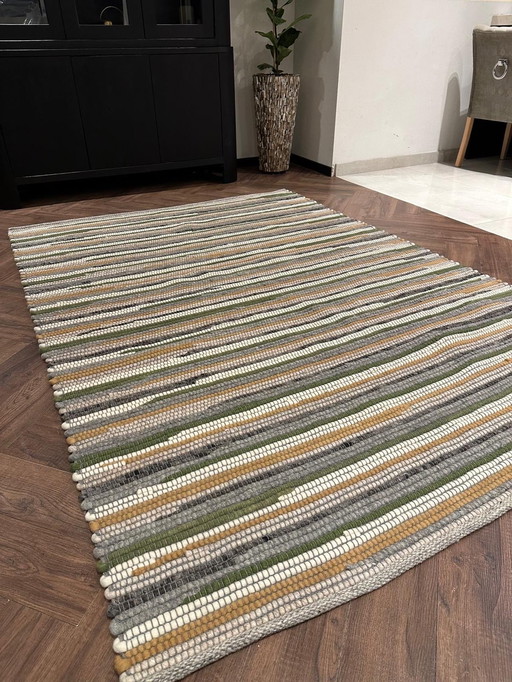 Tappeto Veer Carpets 435 Multi Green