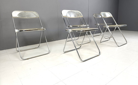 Image 1 of Chaises pliantes vintage Bia Giancarlo Piretti For Castelli, 1970S, Set of 5