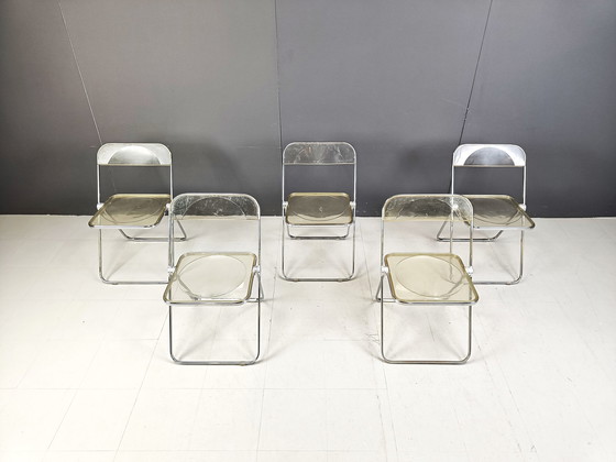 Image 1 of Chaises pliantes vintage Bia Giancarlo Piretti For Castelli, 1970S, Set of 5