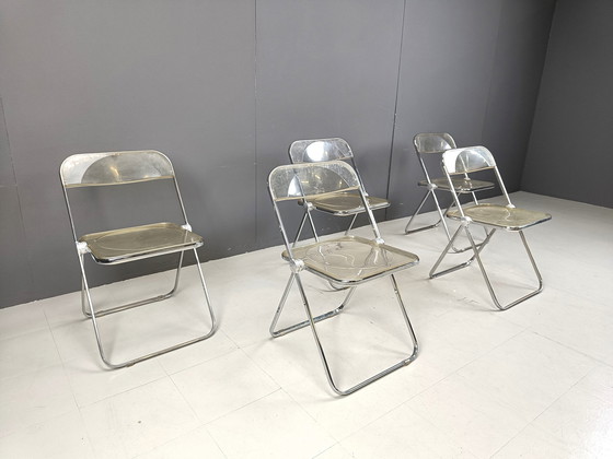 Image 1 of Chaises pliantes vintage Bia Giancarlo Piretti For Castelli, 1970S, Set of 5