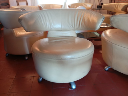 8x Cassina Aki Biki Club Chairs