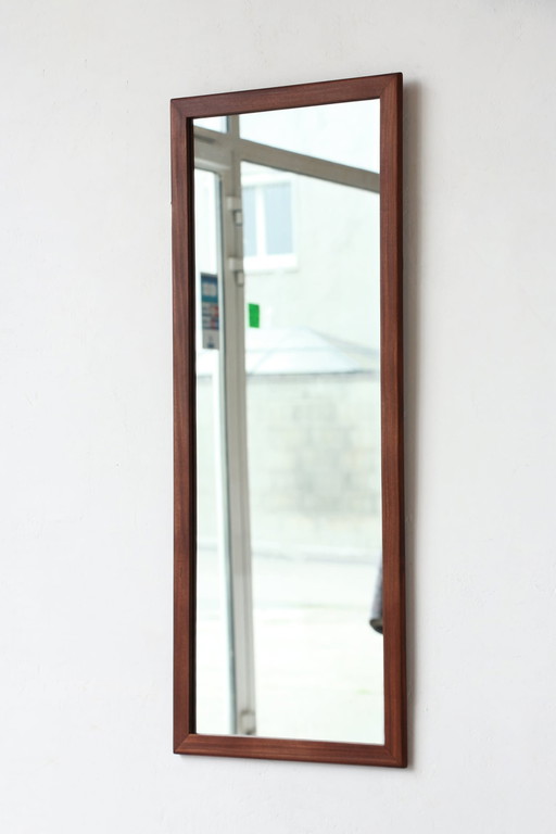 Rectangular Teak Mirror - Scandinavian Style - 4.2