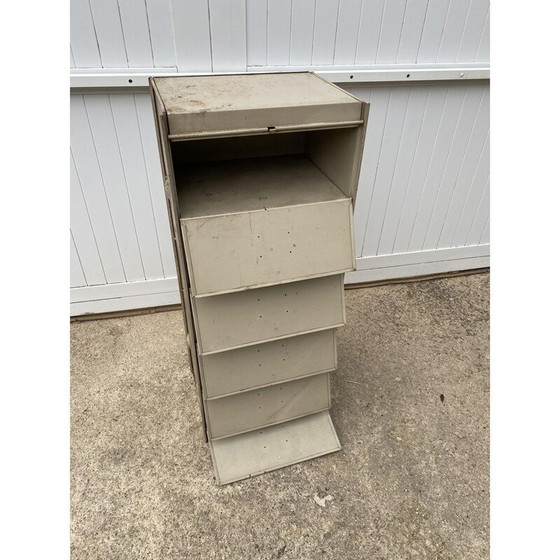 Image 1 of Roneo vintage metal 5 flap cabinet, 1950