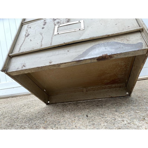 Image 1 of Roneo vintage metal 5 flap cabinet, 1950
