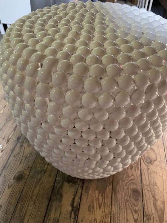 Image 1 of Pols Potten Dot Stool White