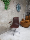 Chaise pivotante de bureau vintage des années 60