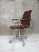 Chaise pivotante de bureau vintage des années 60