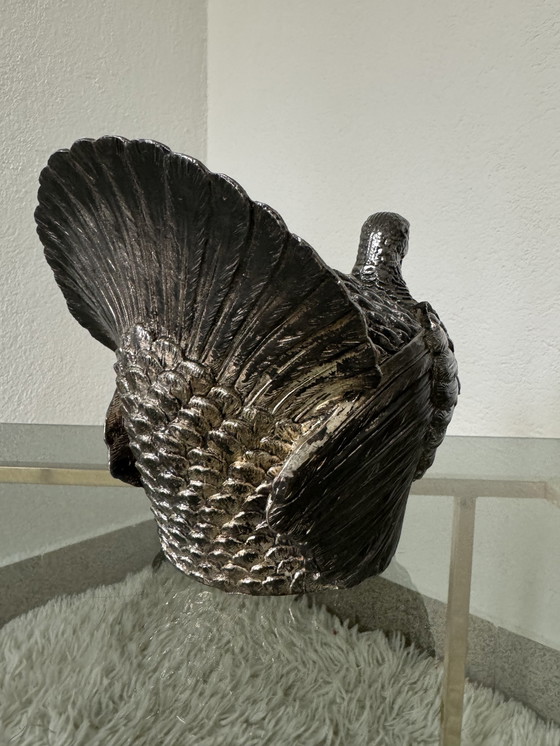 Image 1 of Zoomorphic Ice Bucket Turkey 70s