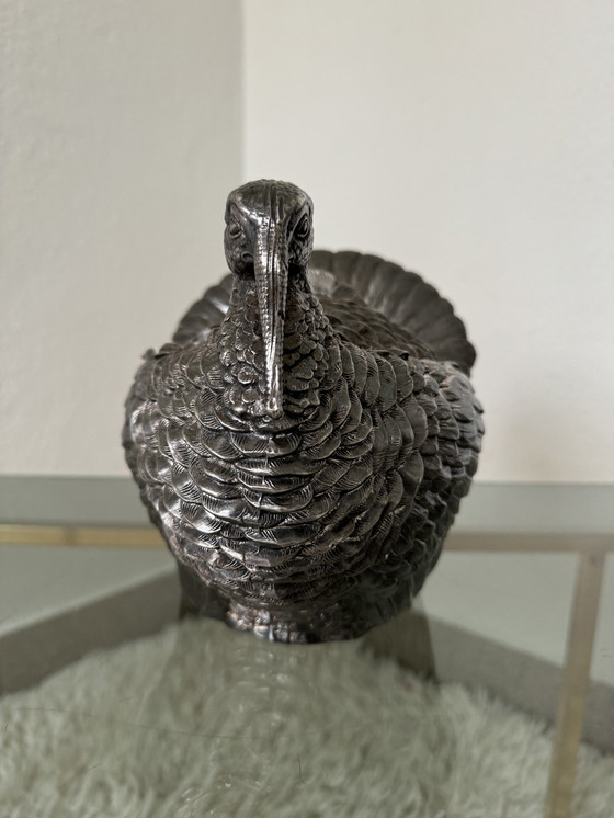 Image 1 of Zoomorphic Ice Bucket Turkey 70s