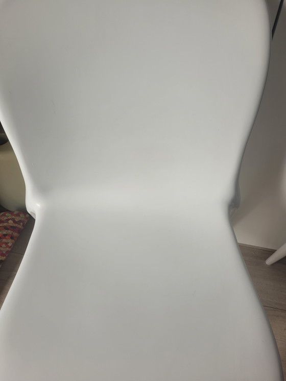 Image 1 of 3x Kartell Thyla chaises blanches