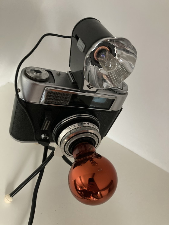 Image 1 of Design Camera Lamp With Retro Flash And Tripod