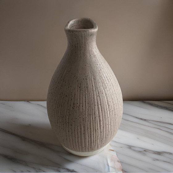 Image 1 of Vase Unique Beige/ Cream Beige And Neutral Tones