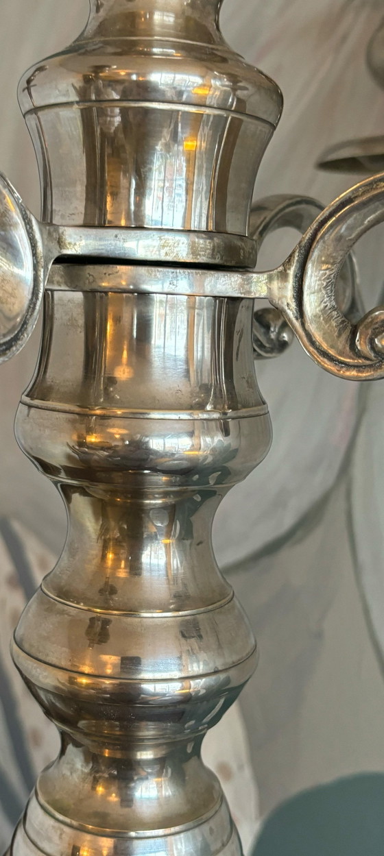 Image 1 of Pair Of Large 19th Century Candelabras