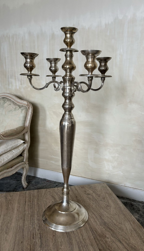 Image 1 of Pair Of Large 19th Century Candelabras