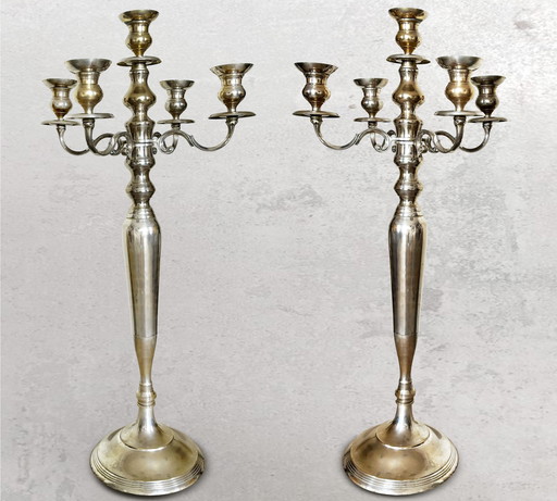 Pair Of Large 19th Century Candelabras