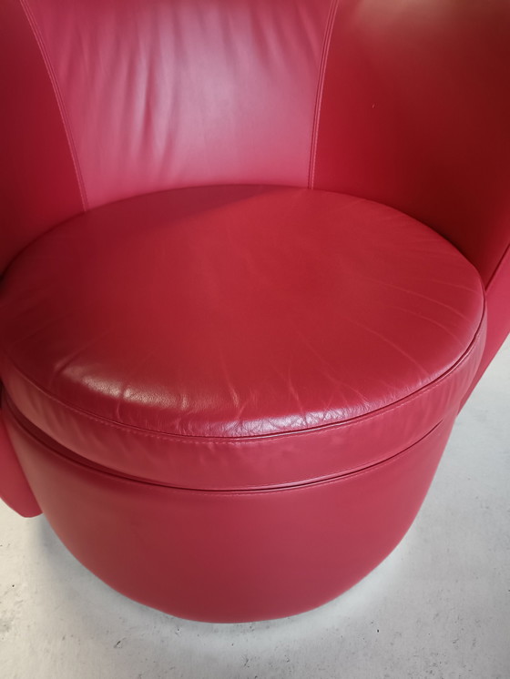 Image 1 of Bucket Chair Wine Red