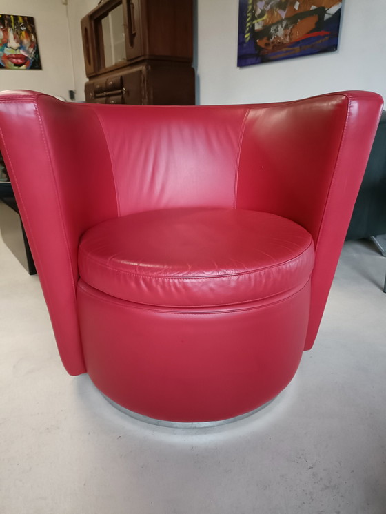 Image 1 of Bucket Chair Wine Red