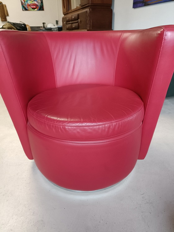 Image 1 of Bucket Chair Wine Red