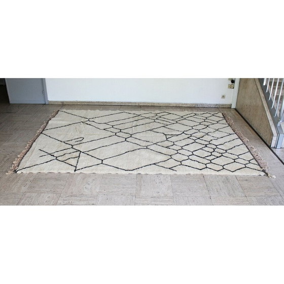 Image 1 of Vintage Béni Ouarain rug in wool, Morocco