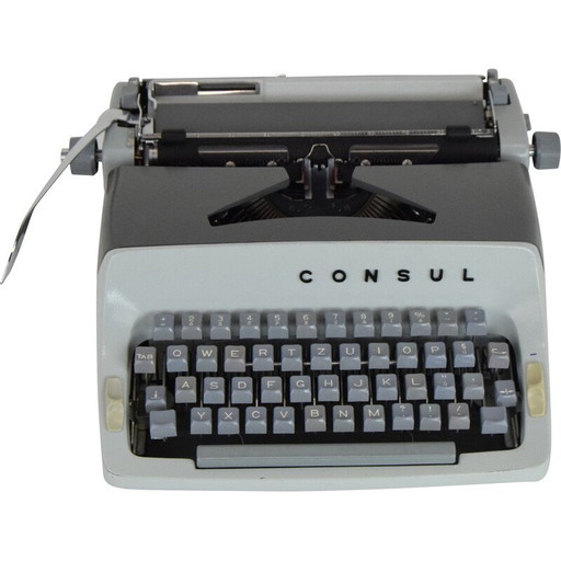 Mid-century typewriter, Czechoslovakia 1960s