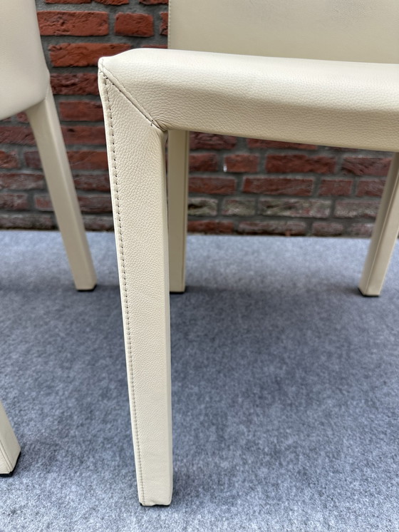 Image 1 of 2 x chaises vintage en cuir