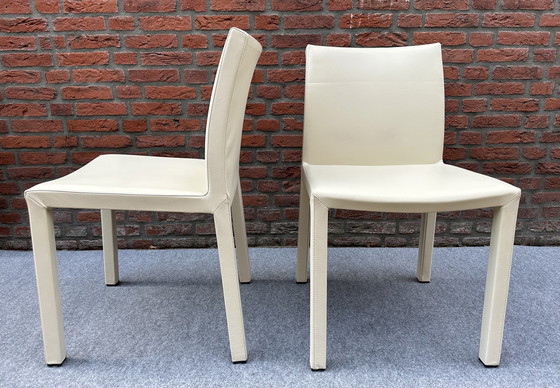 Image 1 of 2 x chaises vintage en cuir