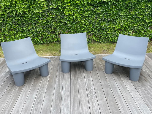 Chaise de jardin 3x Slide Low Lita de Paola Navone