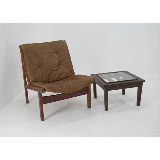 Image 1 of Vintage Functionalist side table by Antonin Heythum, 1930s