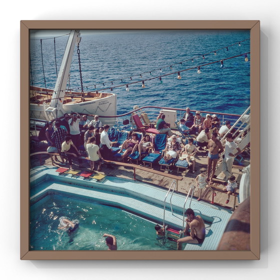 Image 1 of 1X Sunning Passengers On Deck, 1965 | Photographer Willem Van Der Poll