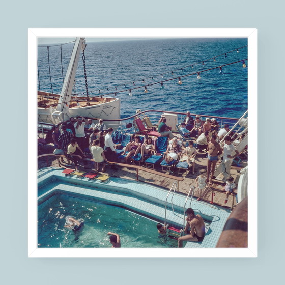 Image 1 of 1X Sunning Passengers On Deck, 1965 | Photographer Willem Van Der Poll