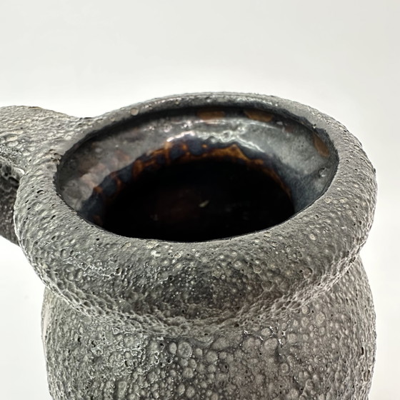 Image 1 of Vase Scheurich en céramique avec fleurs, années 1970