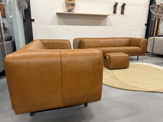 Image 1 of Label Vandenberg Moby Dick Sofa Set With Footstool Bovino Leather